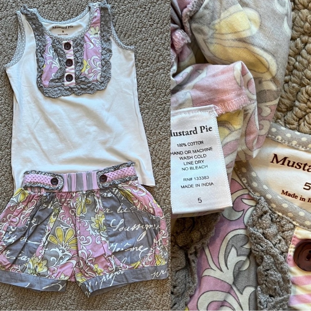 MUSTARD PIE! SPRING, SUMMER! All items purchased new,only worn by my girls.